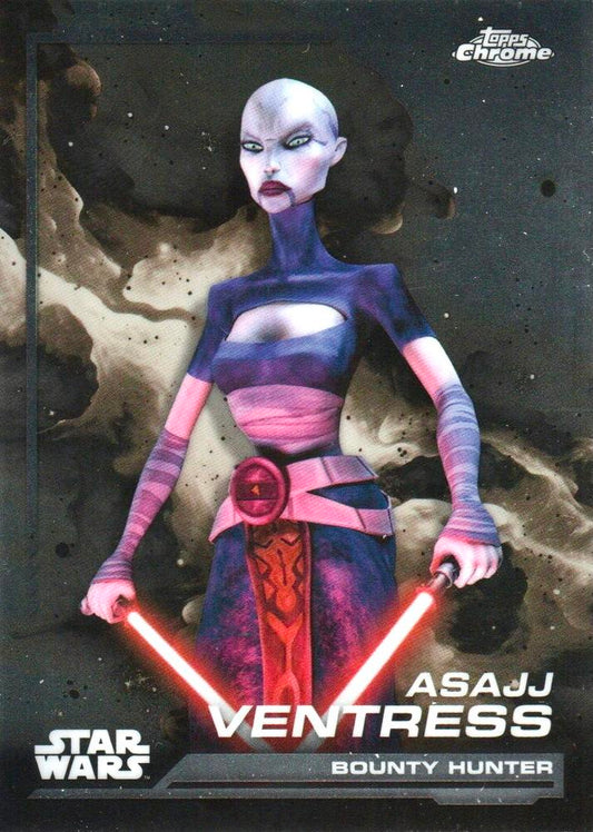 Asajj Ventress #136 | 2024 Topps Chrome Star Wars | Trading Card