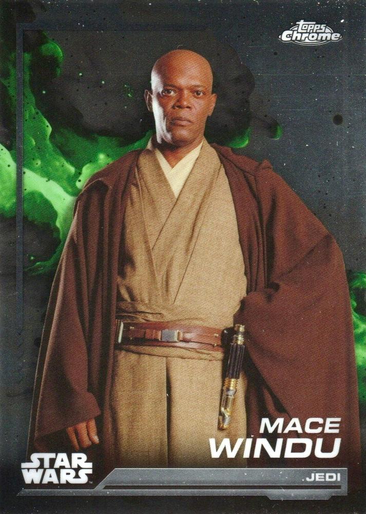 Mace Windu #138 | 2024 Topps Chrome Star Wars | Trading Card