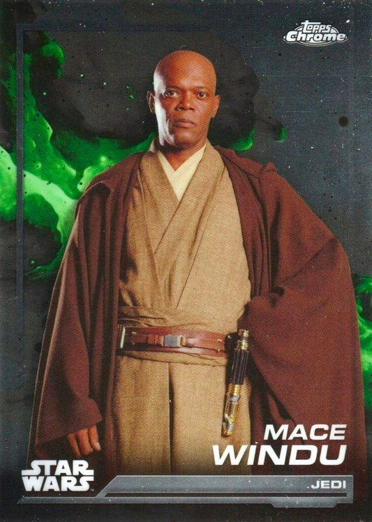 Mace Windu #138 | 2024 Topps Chrome Star Wars | Trading Card