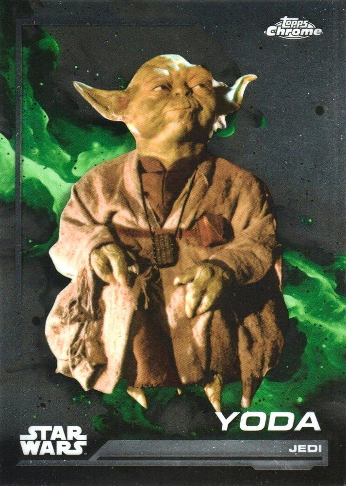 Yoda #140 | 2024 Topps Chrome Star Wars | Trading Card