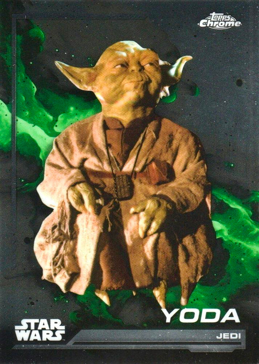 Yoda #140 | 2024 Topps Chrome Star Wars | Trading Card