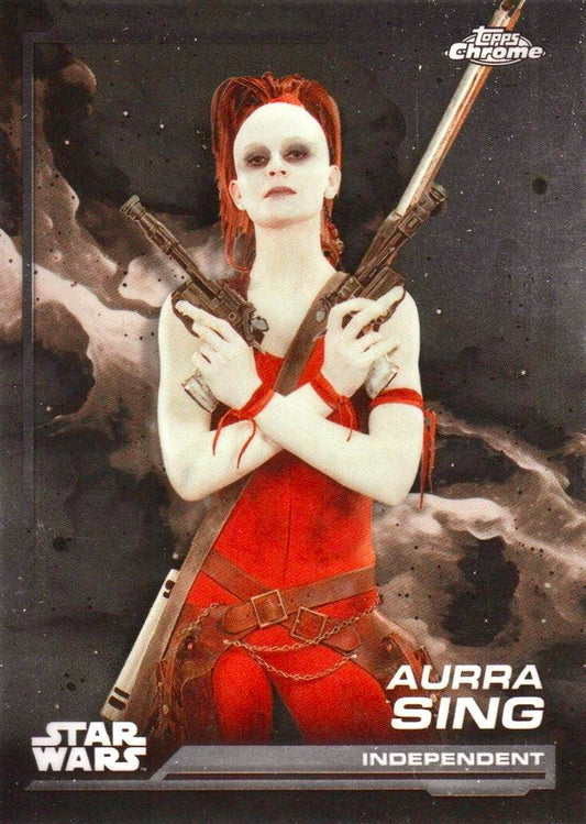 Aurra Sing #148 | 2024 Topps Chrome Star Wars | Trading Card