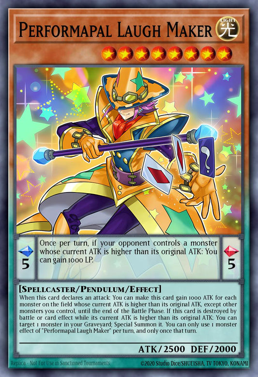 Performapal Laugh Maker - RATE-EN004 Rare | Yu-Gi-Oh! Card