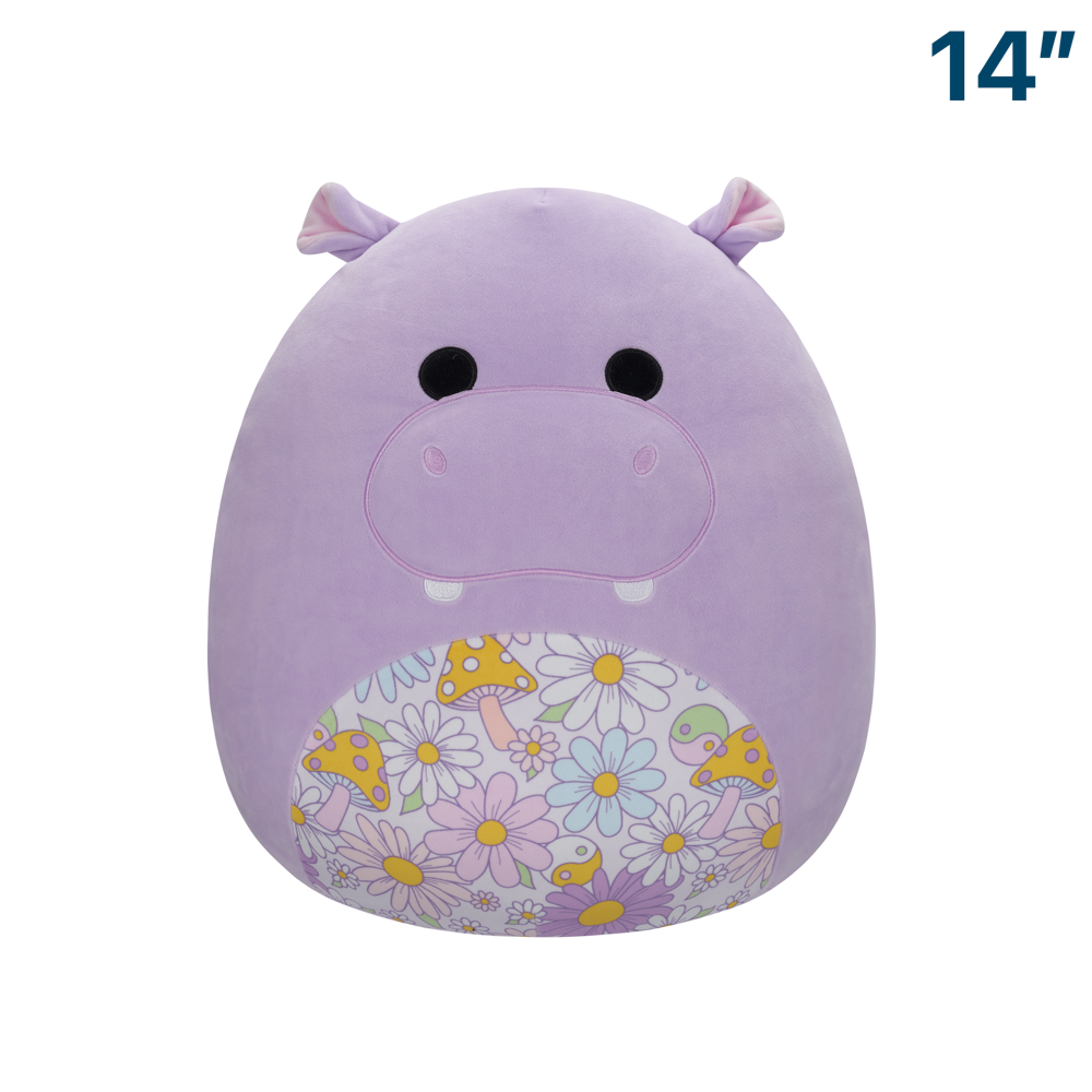 Hanna the Purple Hippo ~ 14" Squishmallow Plush