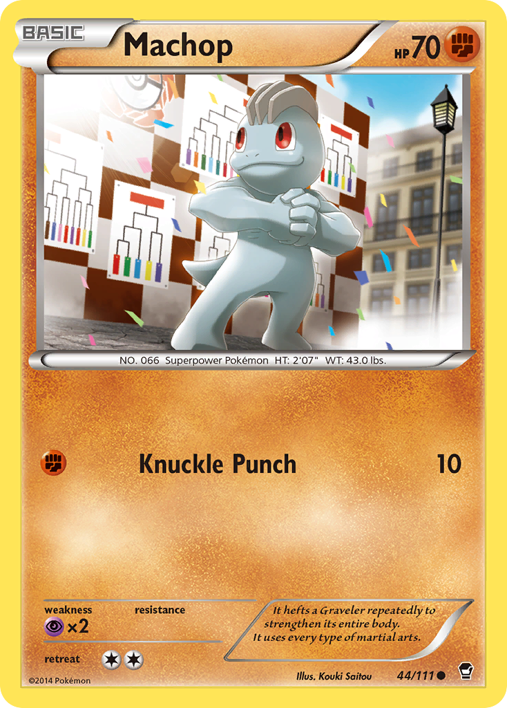 Machop 44/111 Common | Furious Fists | Pokemon Card