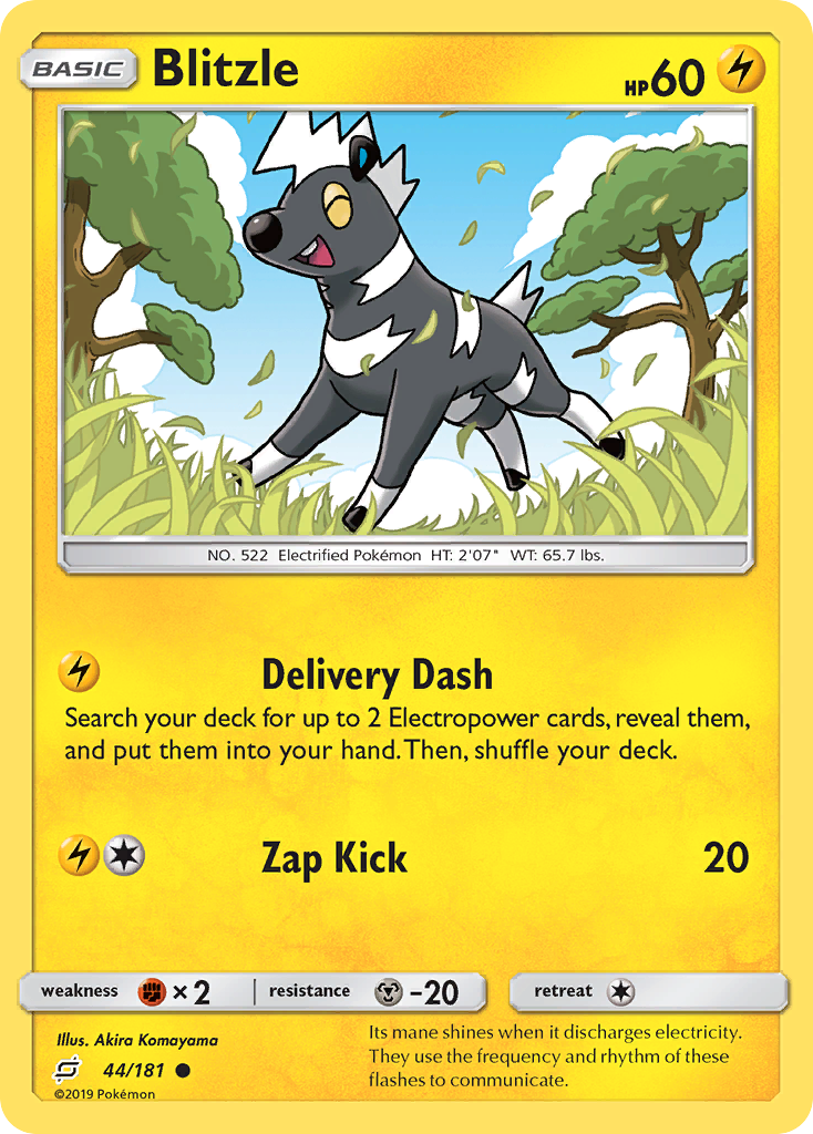 Blitzle 44/181 Common | Team Up | Pokemon Card