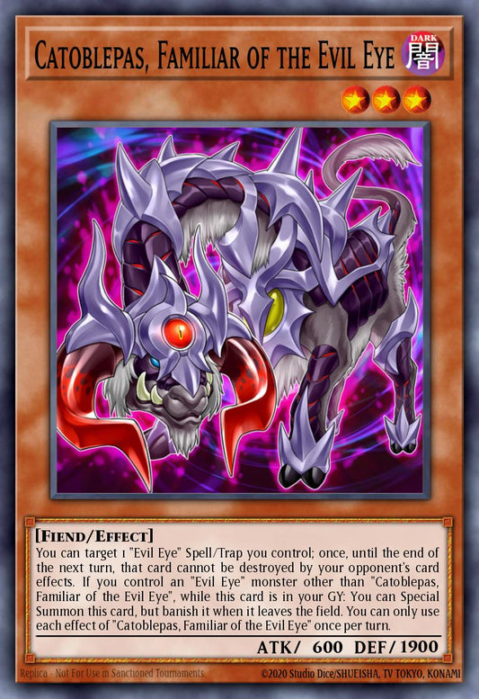 Catoblepas, Familiar of the Evil Eye - INCH-EN029 Super Rare | Yu-Gi-Oh! Card