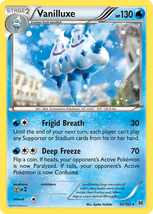 Vanilluxe 45/162 Rare | BREAKthrough | Pokemon Card