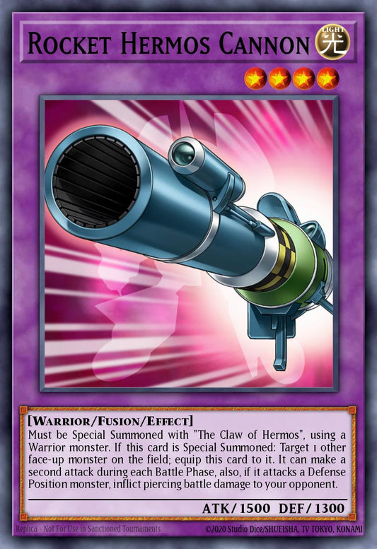 Rocket Hermos Cannon - DRL2-EN010 Secret Rare | Yu-Gi-Oh! Card