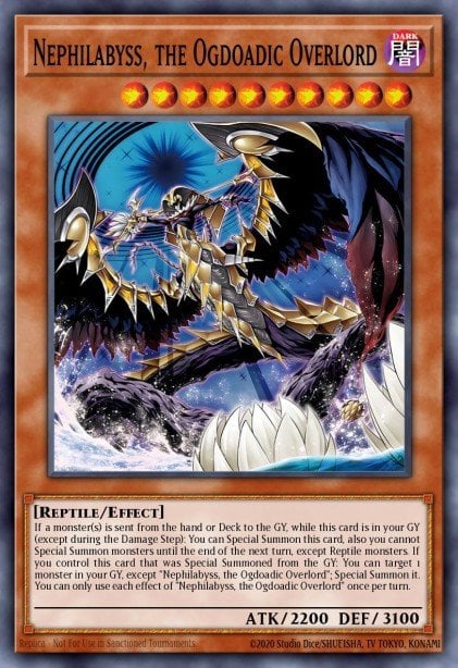 Nephilabyss, the Ogdoadic Overlord - AGOV-EN016 Super Rare | Yu-Gi-Oh! Card