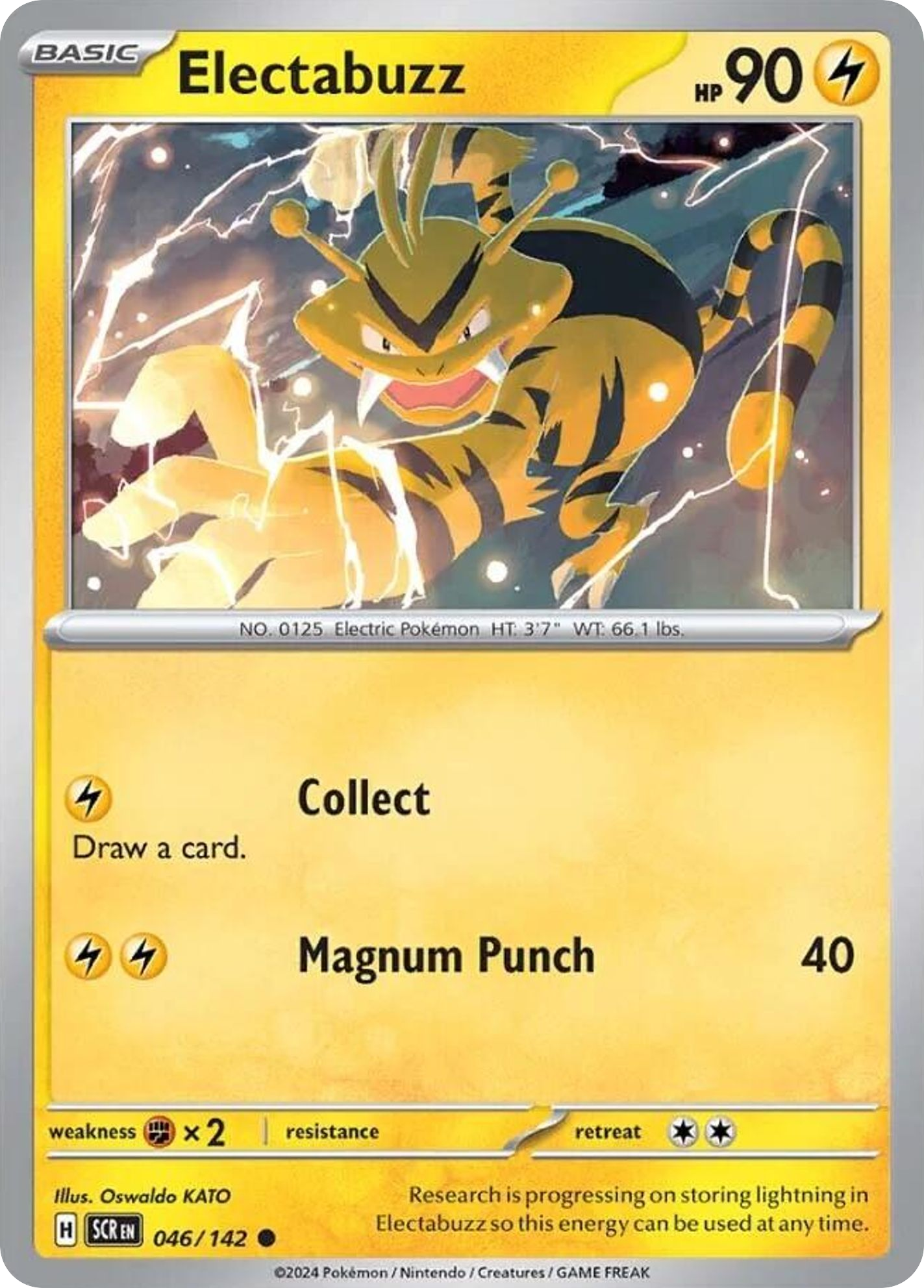 Electabuzz 46/142 Common | Stellar Crown | Pokemon Card