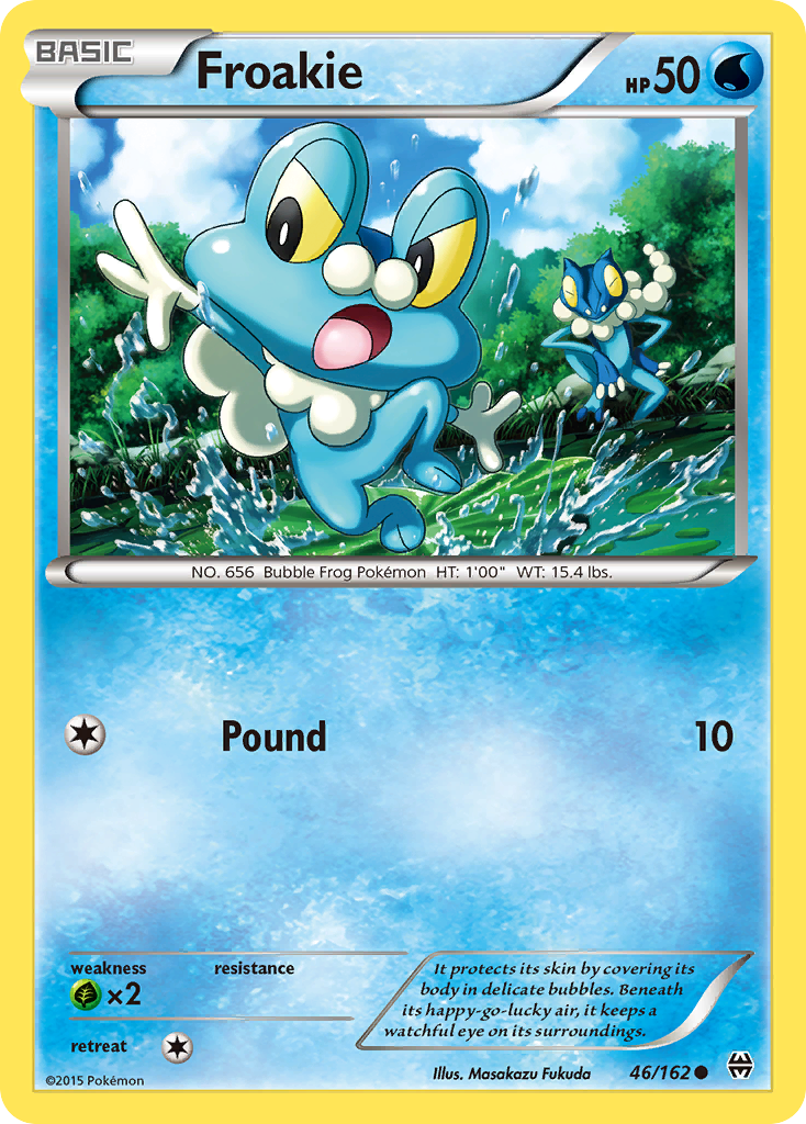 Froakie 46/162 Common | BREAKthrough | Pokemon Card