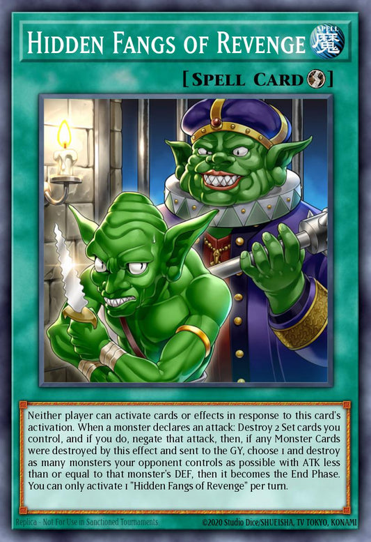 Hidden Fangs of Revenge - BROL-EN050 Ultra Rare | Yu-Gi-Oh! Card