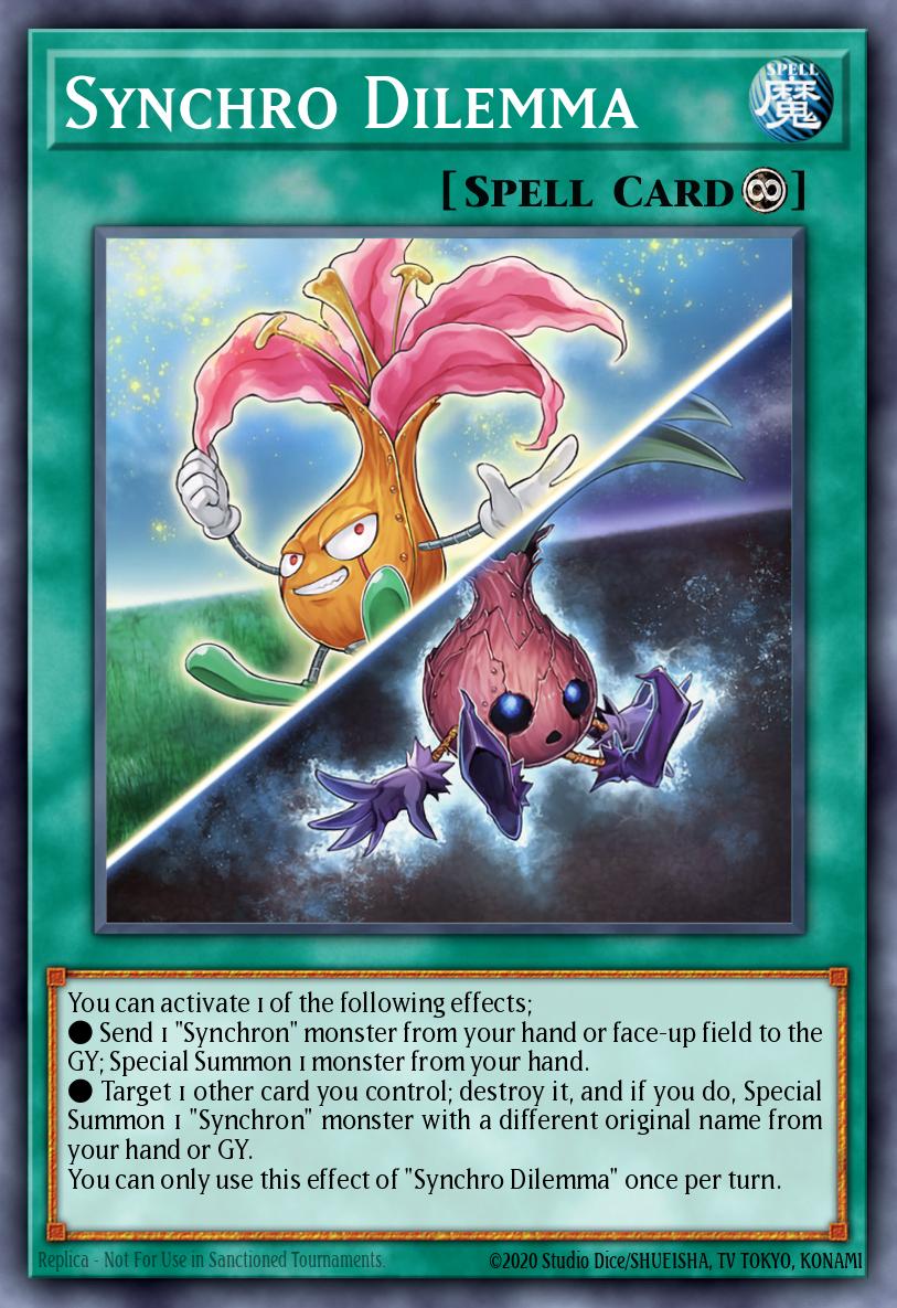 Synchro Dilemma - LED8-EN026 Rare | Yu-Gi-Oh! Card