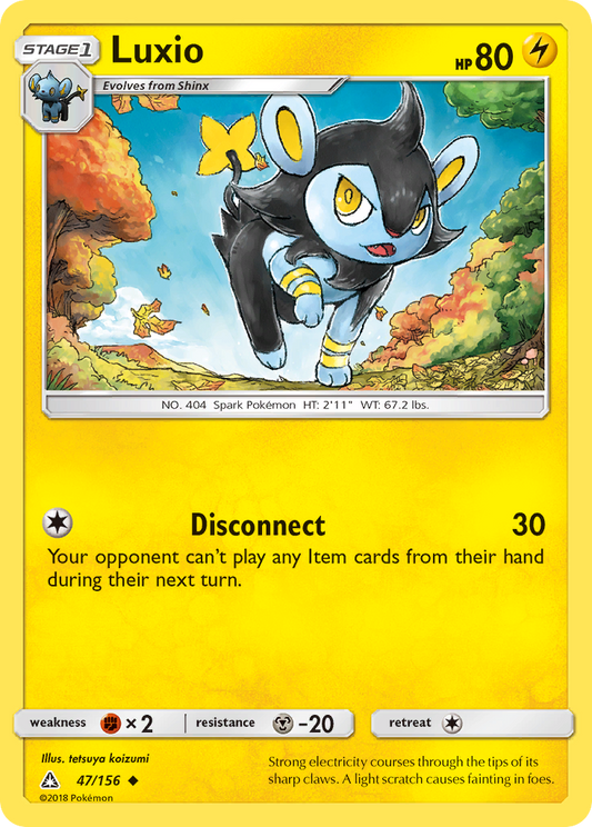 Luxio 47/156 Uncommon | Ultra Prism | Pokemon Card