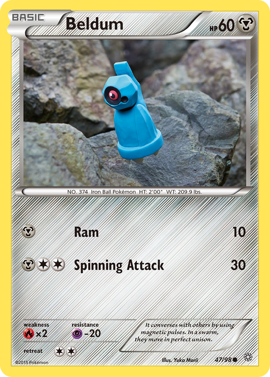 Beldum 47/98 Common | Ancient Origins | Pokemon Card