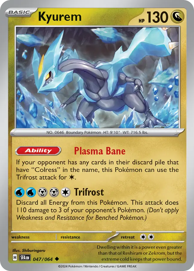 Kyurem 47/64 Uncommon | Shrouded Fable | Pokemon Card