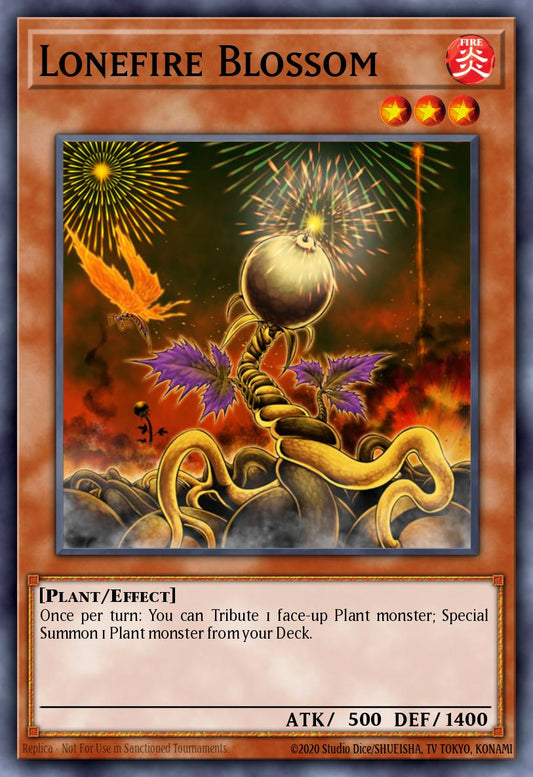 Lonefire Blossom - PGLD-EN034 Gold Rare | Yu-Gi-Oh! Card