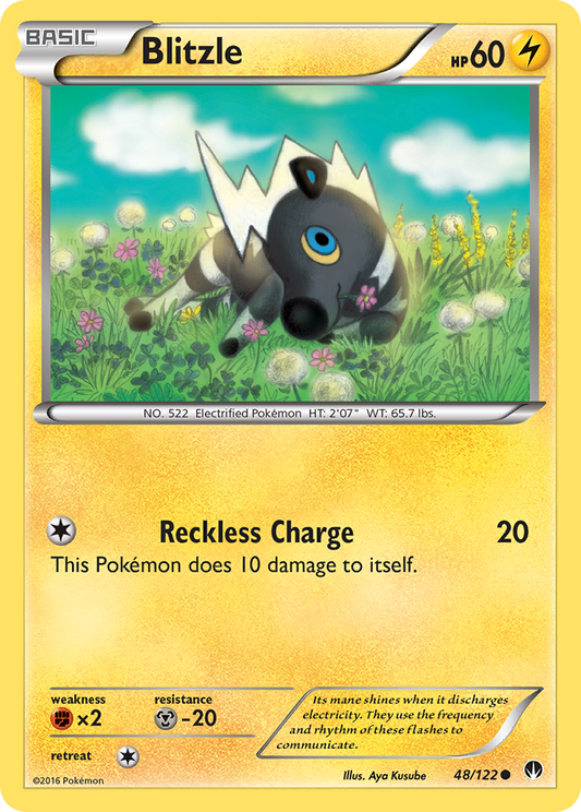 Blitzle 48/122 Common | BREAKpoint | Pokemon Card