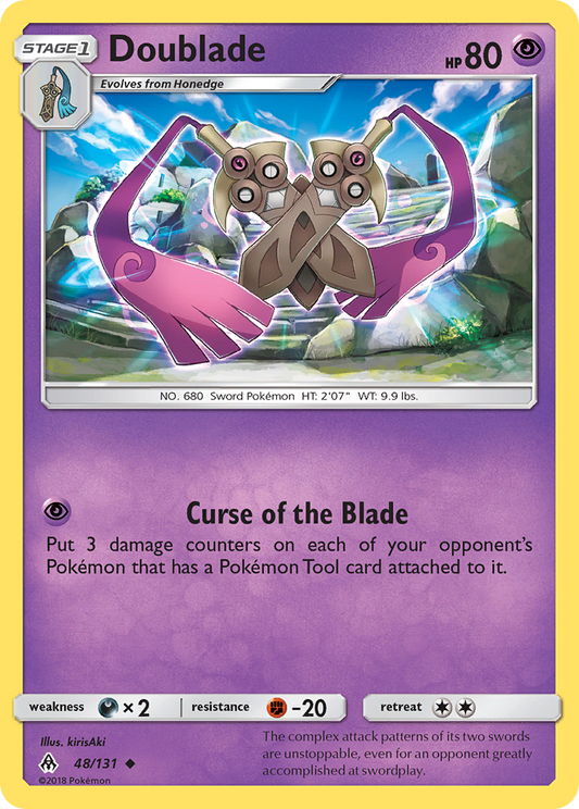 Doublade 48/131 Uncommon | Forbidden Light | Pokemon Card