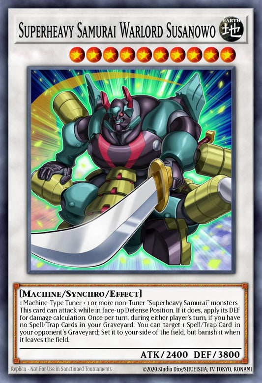 Superheavy Samurai Warlord Susanowo - SECE-EN048 Super Rare | Yu-Gi-Oh! Card