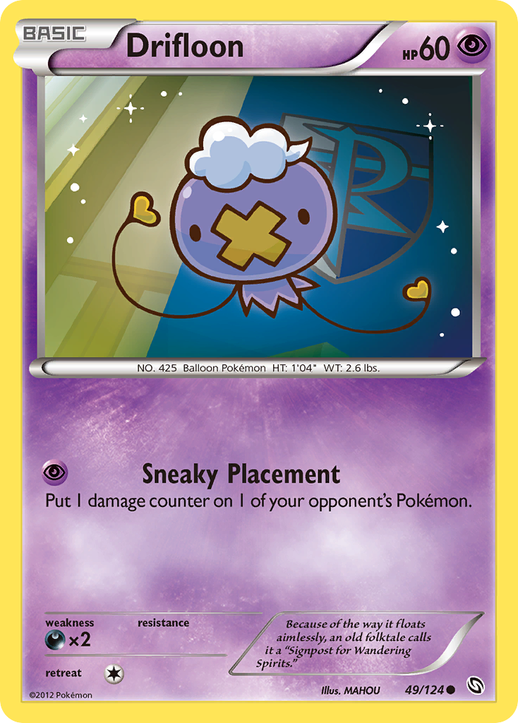 Drifloon 49/124 Common | Dragons Exalted | Pokemon Card