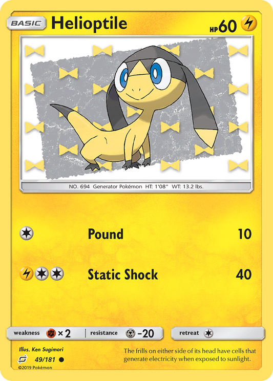 Helioptile 49/181 Common | Team Up | Pokemon Card