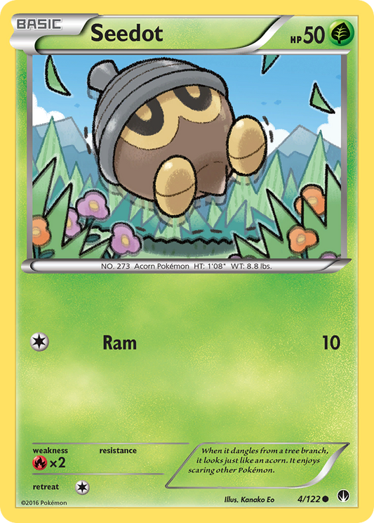 Seedot 4/122 Common | BREAKpoint | Pokemon Card