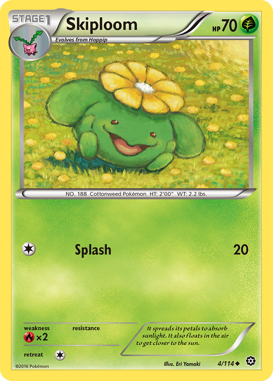 Skiploom 4/114 Uncommon | Steam Siege | Pokemon Card