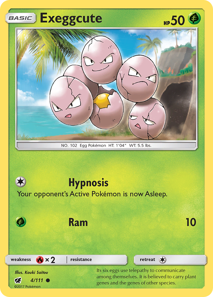 Exeggcute 4/111 Common | Crimson Invasion | Pokemon Card