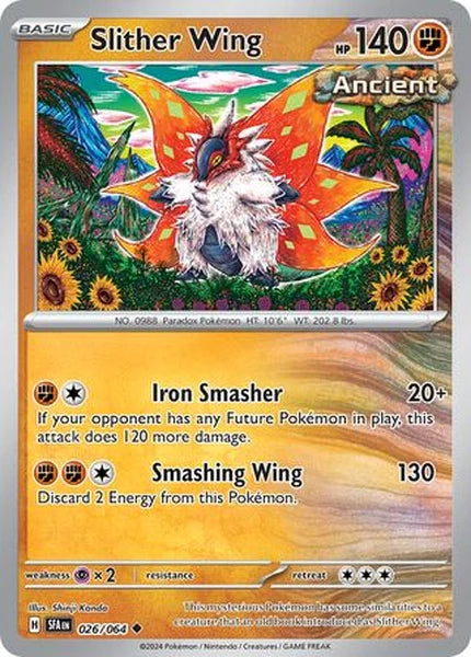 Slither Wing 26/64 Reverse Holo | Shrouded Fable | Pokemon Card