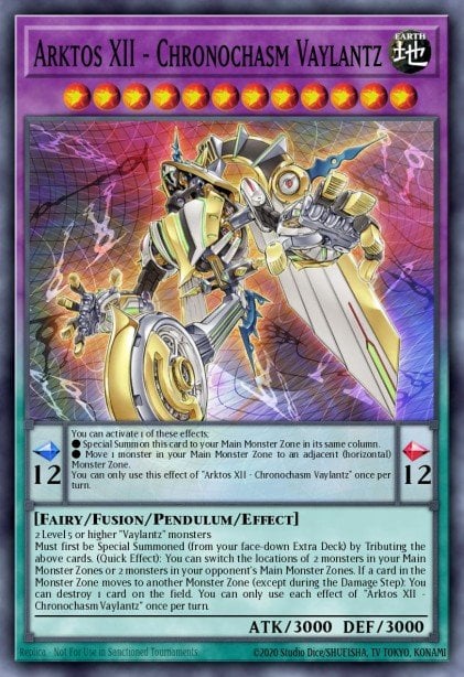 Arktos XII  Chronochasm Vaylantz - PHHY-EN037 Super Rare | Yu-Gi-Oh! Card