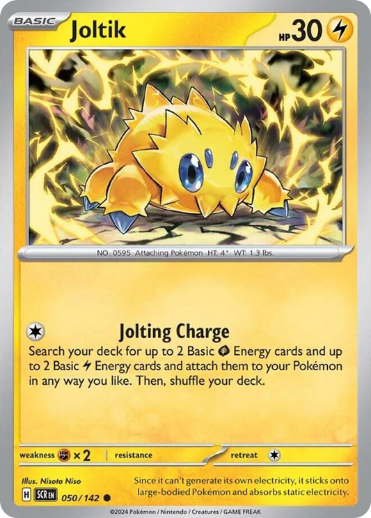 Joltik 50/142 Common | Stellar Crown | Pokemon Card