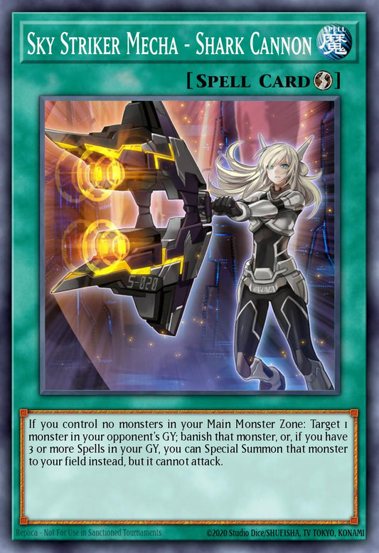 Sky Striker Mecha  Shark Cannon - MAMA-EN011 Ultra Rare | Yu-Gi-Oh! Card