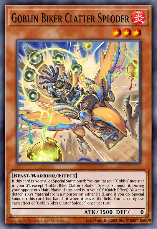 Goblin Biker Clatter Sploder - PHNI-EN009 Super Rare | Yu-Gi-Oh! Card