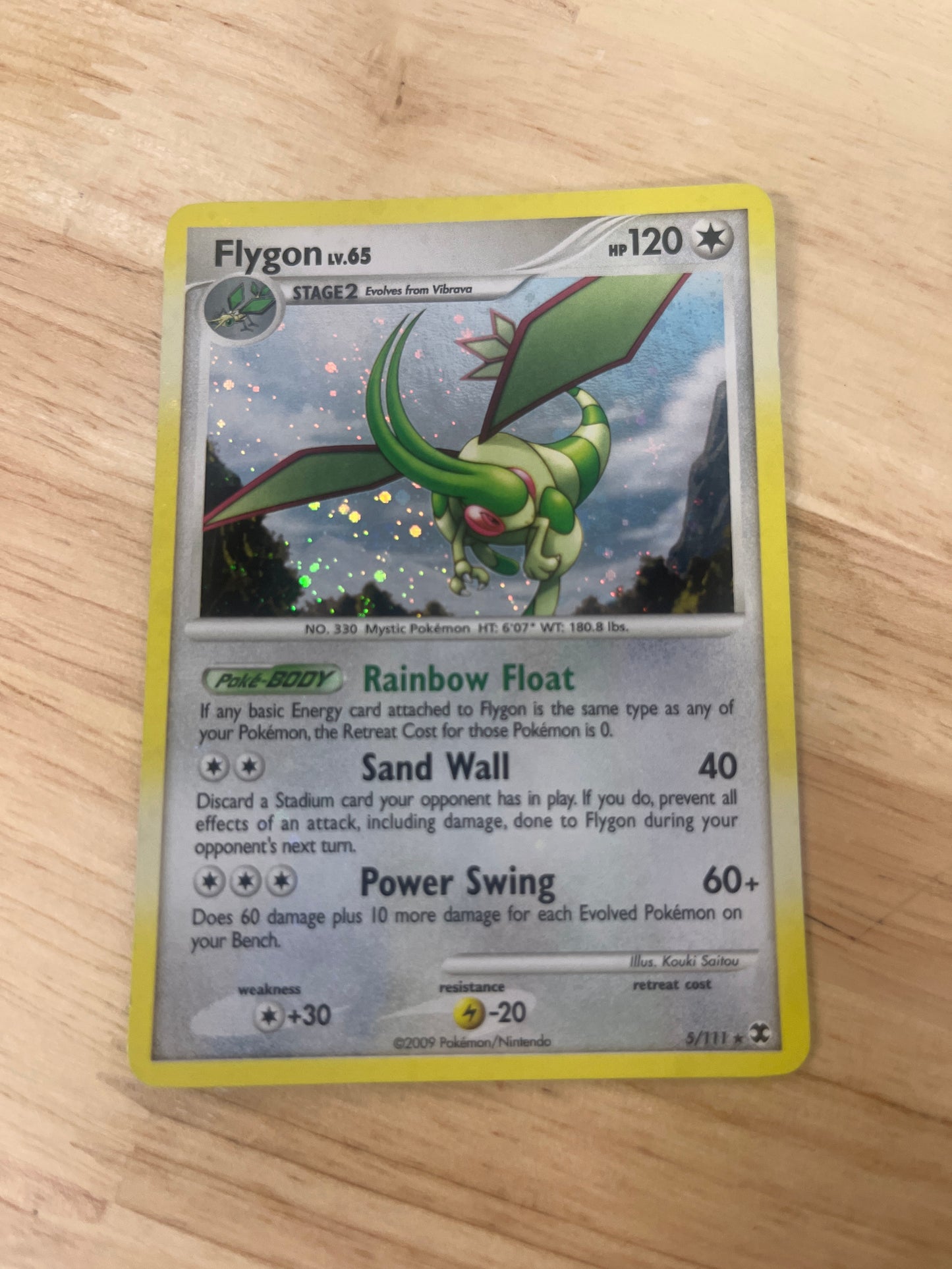 Flygon 5/111 Rare Holo | Rising Rivals | Pokemon Card