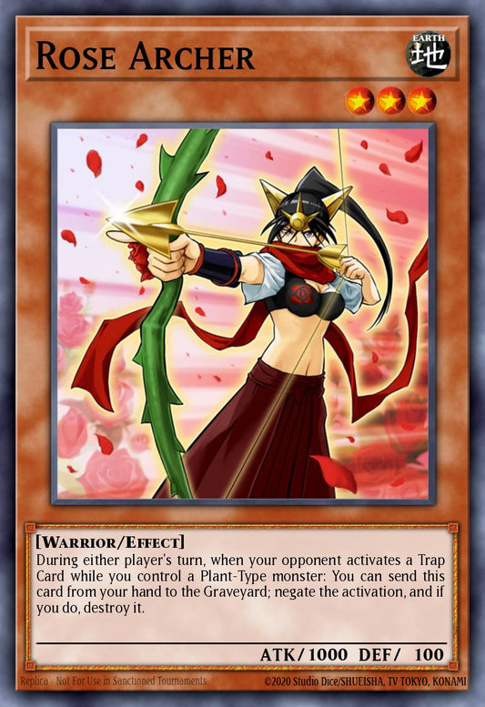 Rose Archer - PRIO-EN093 Rare | Yu-Gi-Oh! Card