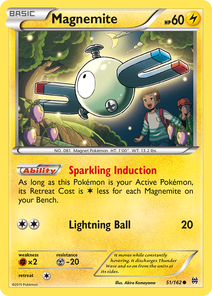 Magnemite 51/162 Common | BREAKthrough | Pokemon Card