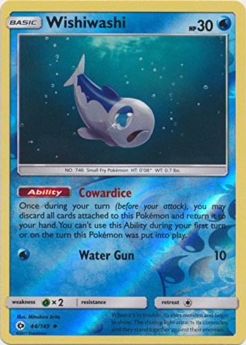 Wishiwashi 44/149 Reverse Holo | Sun & Moon | Pokemon Card