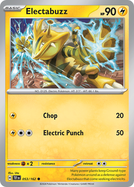 Electabuzz 53/162 Common | Temporal Forces | Pokemon Card