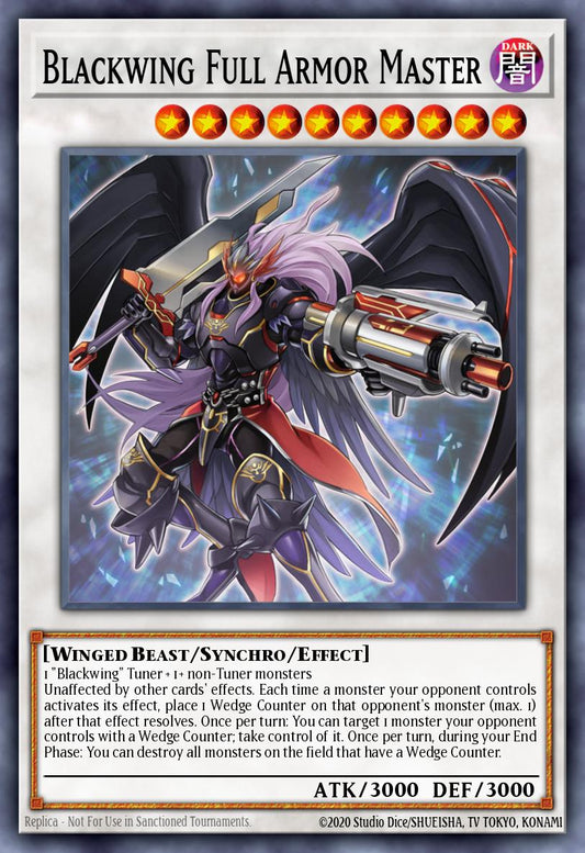 Blackwing Full Armor Master - BLCR-EN064 Ultra Rare | Yu-Gi-Oh! Card