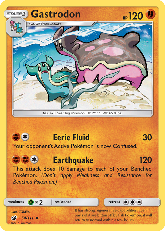 Gastrodon 54/111 Uncommon | Crimson Invasion | Pokemon Card