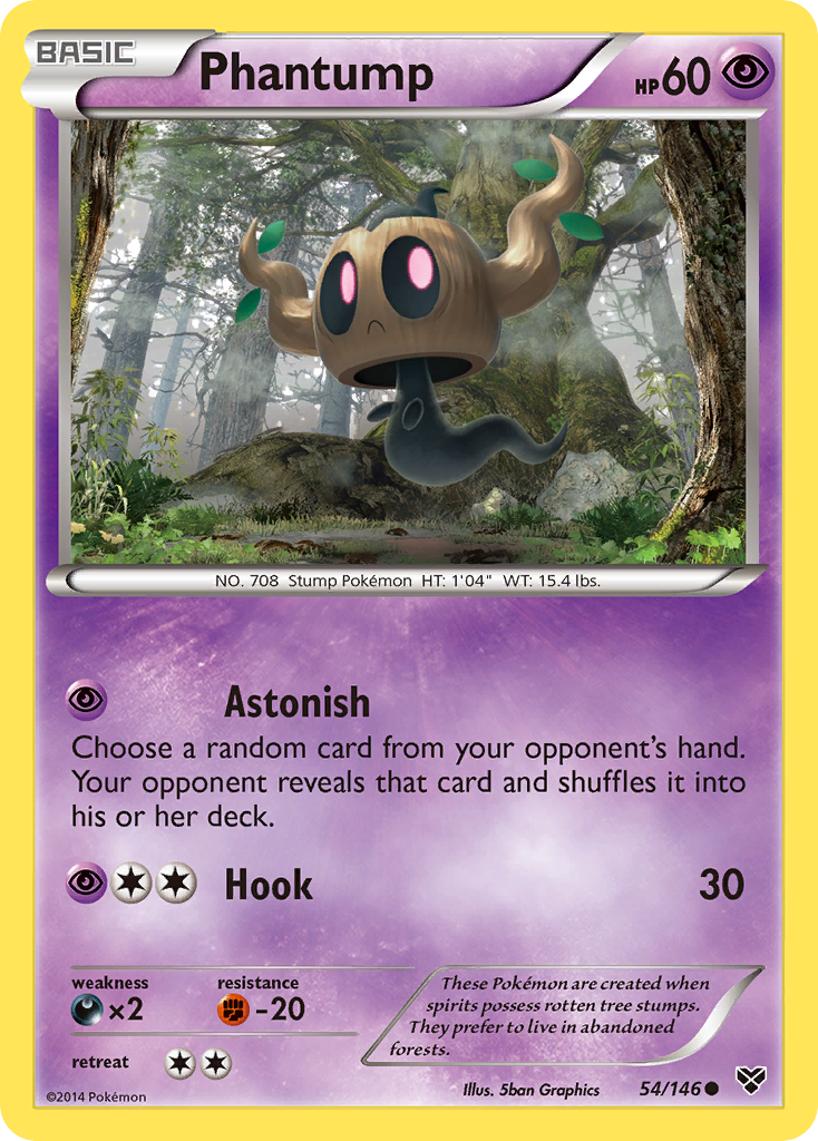 Phantump 54/146 Common | XY | Pokemon Card