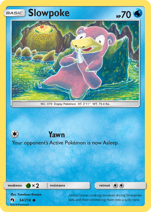 Slowpoke 54/214 Common | Lost Thunder | Pokemon Card