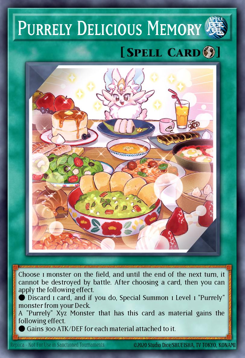 Purrely Delicious Memory - AMDE-EN023 Rare | Yu-Gi-Oh! Card