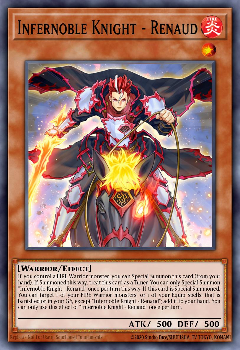 Infernoble Knight  Renaud - AMDE-EN038 Super Rare | Yu-Gi-Oh! Card