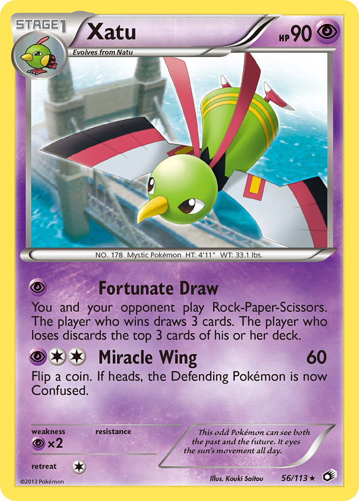 Xatu 56/113 Rare | Legendary Treasures | Pokemon Card