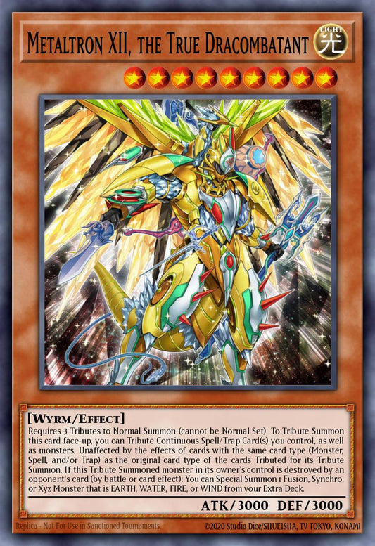 Metaltron XII, the True Dracombatant - MACR-EN025 Super Rare | Yu-Gi-Oh! Card