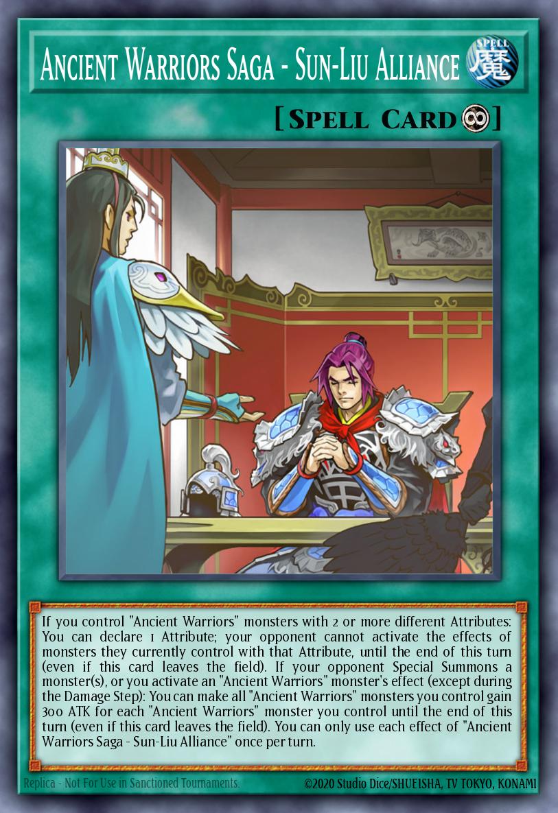 Ancient Warriors Saga  SunLiu Alliance - IGAS-EN056 Rare | Yu-Gi-Oh! Card