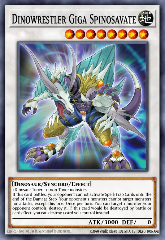 Dinowrestler Giga Spinosavate - DANE-EN034 Rare | Yu-Gi-Oh! Card